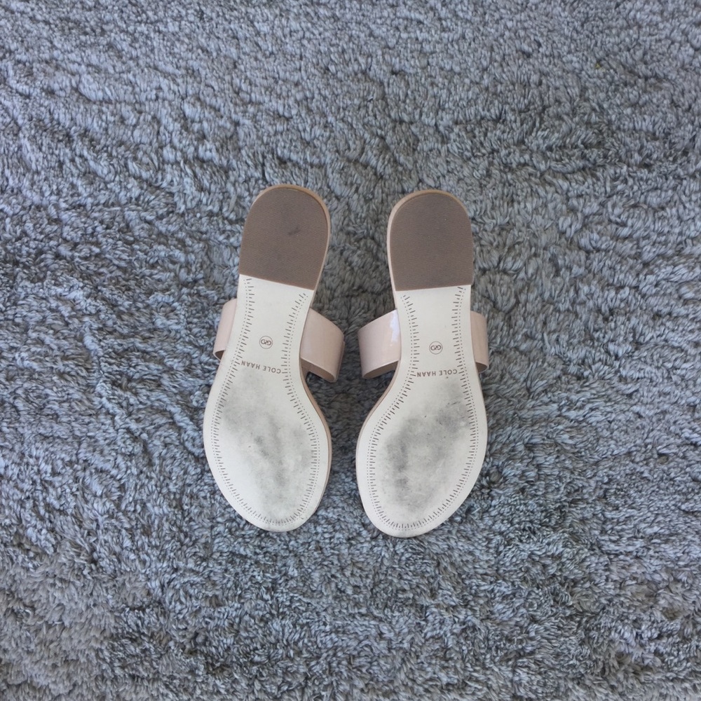 Cole Haan Tali Bow sandal nude patent size 5.5 - Picture 5 of 5